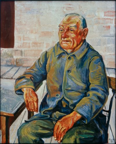 Alter Fischer – Krischan Schmiedeberg von Max Pechstein
