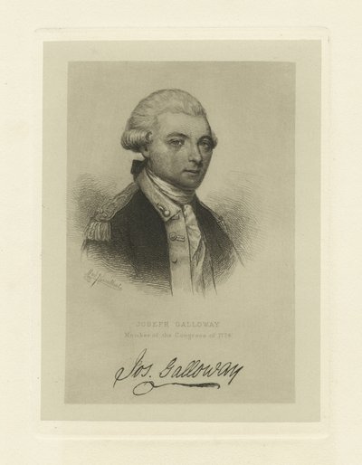 Joseph Galloway, az 1774-es kongresszus tagja, 1885 körül alkotó: Max Rosenthal