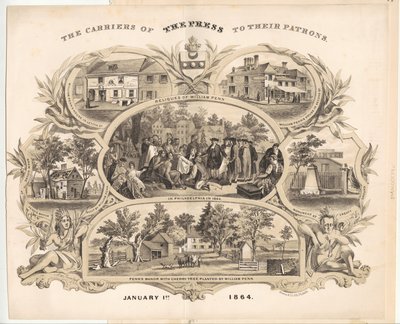 William Penn filadelfiai megbízólevelei alkotó: Max Rosenthal