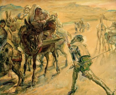 Don Quijote és Dulcinea alkotó: Max Slevogt