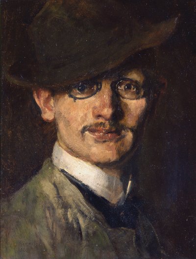 Önarckép alkotó: Max Slevogt