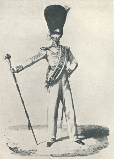 17. ezred, dobőrnagy 1830, 1830 1909 alkotó: Maxim Gauci