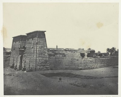 Karnak, Khons temploma; Théba alkotó: Maxime Du Camp