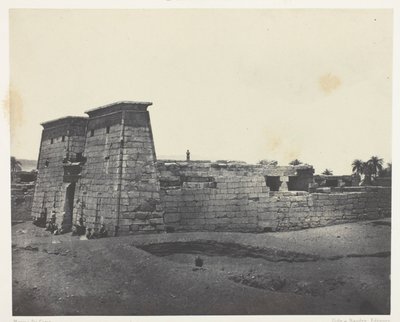 Karnak, Khons temploma; Théba alkotó: Maxime Du Camp
