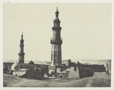 Aly-Bey mecset, Girgeh, Felső-Egyiptom, 15. tábla az "Egypte, Nubie, Palestine et Syrie" albumból (1852) alkotó: Maxime Du Camp
