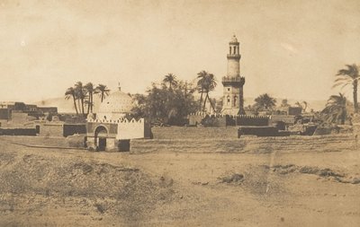 El-Arif mecsetje és Mourad-Bey sírja, Souhadjban, 1849-50. alkotó: Maxime Du Camp