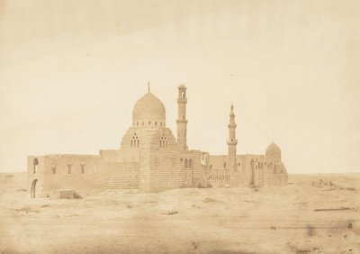 Mecset és az Ayoubiták sírja, Kairóban, 1849. december – 1850. január. alkotó: Maxime Du Camp