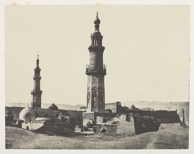 Aly-Bey mecset, Girgeh, Felső-Egyiptom, 15. tábla az "Egypte, Nubie, Palestine et Syrie" albumból (1852) alkotó: Maxime Du Camp