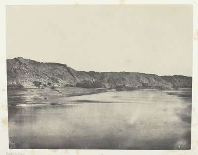 A Nílus keleti partja, Bab falu, South Philoe, Núbia, 184951, nyomtatva 1852-ben. alkotó: Maxime Du Camp