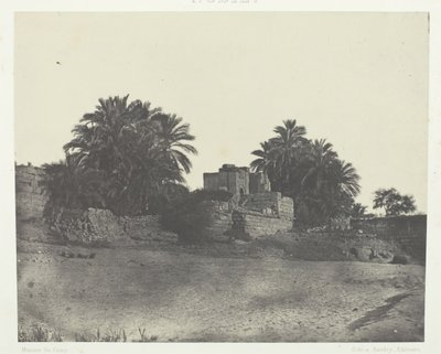 Egy római erőd romjai, Philoe, Núbia, 184951, nyomtatva 1852. alkotó: Maxime Du Camp