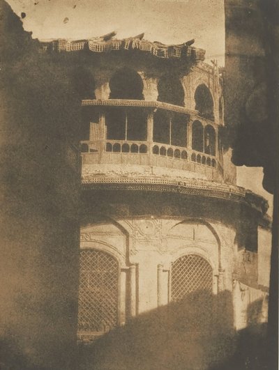Szibilla vagy Souk-el-asr kútja és iskolája, Kairó, 1849. december – 1850. január. alkotó: Maxime Du Camp