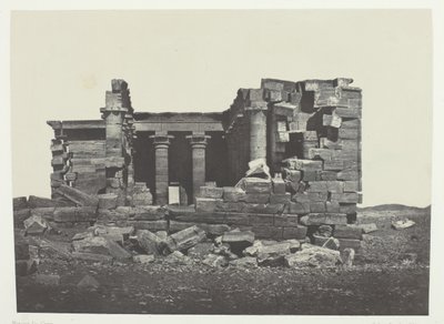 Temple De Maharakkah Hiera Sycaminos Des Grecs, Nubie, 184951, nyomtatva 1852. alkotó: Maxime Du Camp