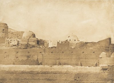Muszlim sírok Sioutban, 1849-50. alkotó: Maxime Du Camp