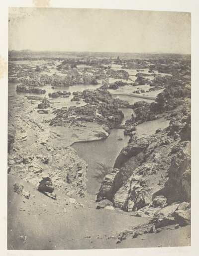 Vue Cavalière De La Seconde Cataracte; Nubie, 111. tábla az "Egypte, Nubie, Palestine et Syrie" albumból (1852) alkotó: Maxime Du Camp