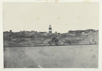 Esneh általános képe, Felső-Egyiptom, 184951, nyomtatva 1852. alkotó: Maxime Du Camp