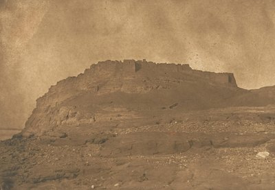 Az Ibrym-erőd látképe, 1850. március 31. alkotó: Maxime Du Camp
