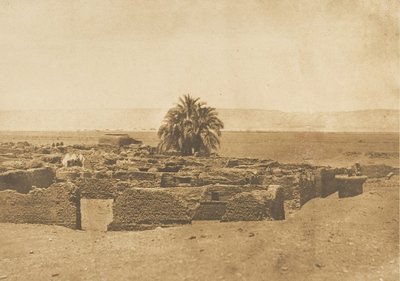 Herment falu látképe, 1849-50. alkotó: Maxime Du Camp