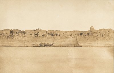 Esné 1. sz. déli vég általános képe, 1849-50. alkotó: Maxime Du Camp