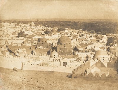 A sziúti temető általános képe, 1849-50. alkotó: Maxime Du Camp