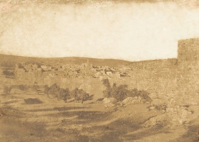 A kép Jeruzsálemtől északnyugatra, 1850 augusztusában. alkotó: Maxime Du Camp