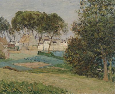 Douarnenez, októberi táj alkotó: Maxime Emile Louis Maufra