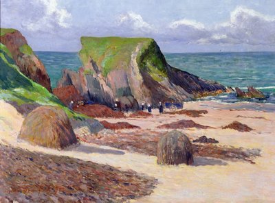Hínár betakarítása, 1891 alkotó: Maxime Emile Louis Maufra