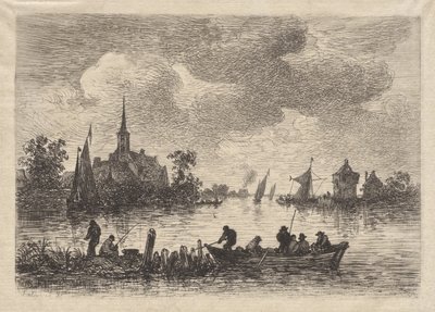 Meuse partjai (Bords de la Meuse) alkotó: Maxime Lalanne