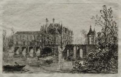 Chenonceau kastély. alkotó: Maxime Lalanne