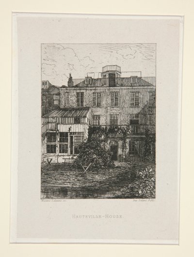 Hauteville-House, pl. 2 a Victor Hugo lakosztályból (Victor Hugo). alkotó: Maxime Lalanne
