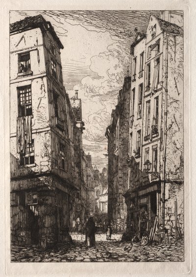 Rue des Marmousets (Régi Párizs) alkotó: Maxime Lalanne
