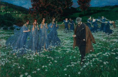 Un monde – Egy világ, Lenz, Maximilian (1860-1948). Olajfestmény alkotó: Maximilian Lenz