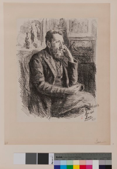 Georges Lecomte-nak alkotó: Maximilien Luce