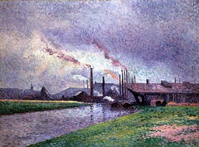 A folyó mentén alkotó: Maximilien Luce