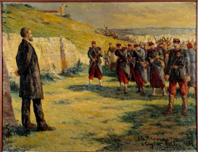 Commune de Paris: „” Eugene Varlin halála alkotó: Maximilien Luce