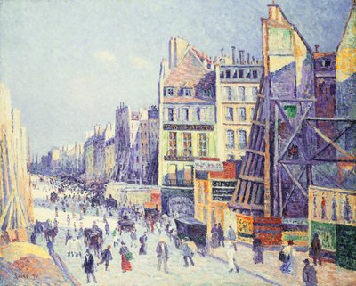 Rue Reaumur, 1897 alkotó: Maximilien Luce