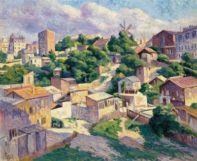 Montmartre, Párizs alkotó: Maximilien Luce
