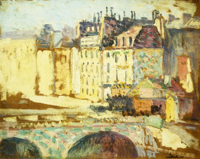Párizs, a Pont Neuf, alkotó: Maximilien Luce