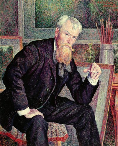 Henri Edmond Cross (1856-1910) portréja, 1898 (lásd: 20769) alkotó: Maximilien Luce