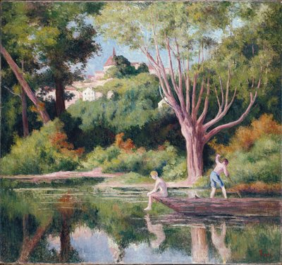 Rolleboise, Fürdés alkotó: Maximilien Luce