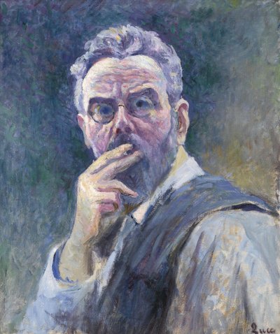 Önarckép cigarettával, c. 1905. alkotó: Maximilien Luce