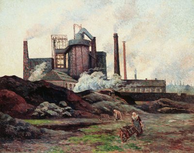 A gyár, 1898 alkotó: Maximilien Luce