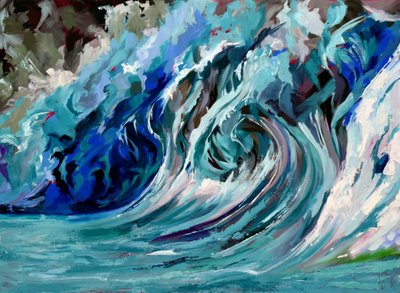 Törő óceáni hullám alkotó: Maxine Shore