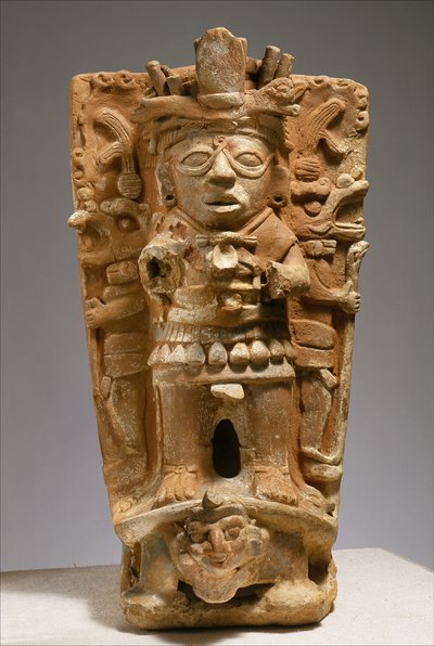 Tömörítő támogatás Mexikóból, 7.-9. század közepe (kerámia) alkotó: Mayan