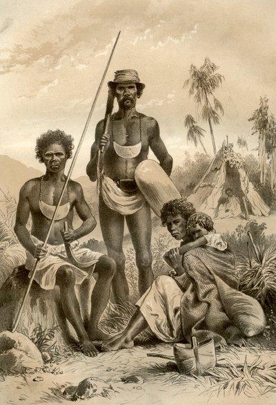Ausztrália őslakosai, 1879 alkotó: McFarlane and Erskine