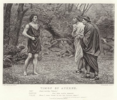 Athéni Timon, Athéni Timon, V. felvonás, I. jelenet (metszet) alkotó: McLaren John Ralston