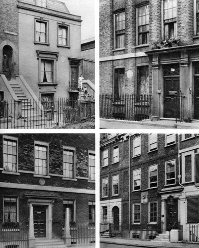Híres férfiak négy londoni háza, London, 1926-1927. alkotó: McLeish
