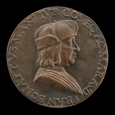 Francesco Bonatti, Mantuan Lawyer [előlap], c. 1510. alkotó: Mea