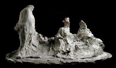 Beszélgetés a kertben, Medardo Rosso (1858-1928) Barzio, Medardo Rosso Múzeum alkotó: Medardo Rosso