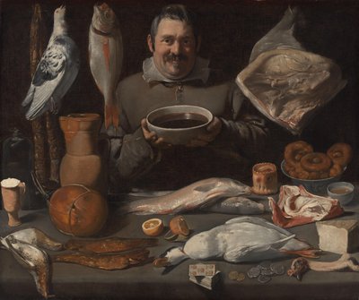 Konyhai jelenet Konyhai jelenet (Bodegone) alkotó: Meester van de Amsterdamse Bodegón