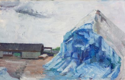 Sókupac a Cal Sag csatorna mentén, 2014 (olaj, vászon) alkotó: Megan Williamson
